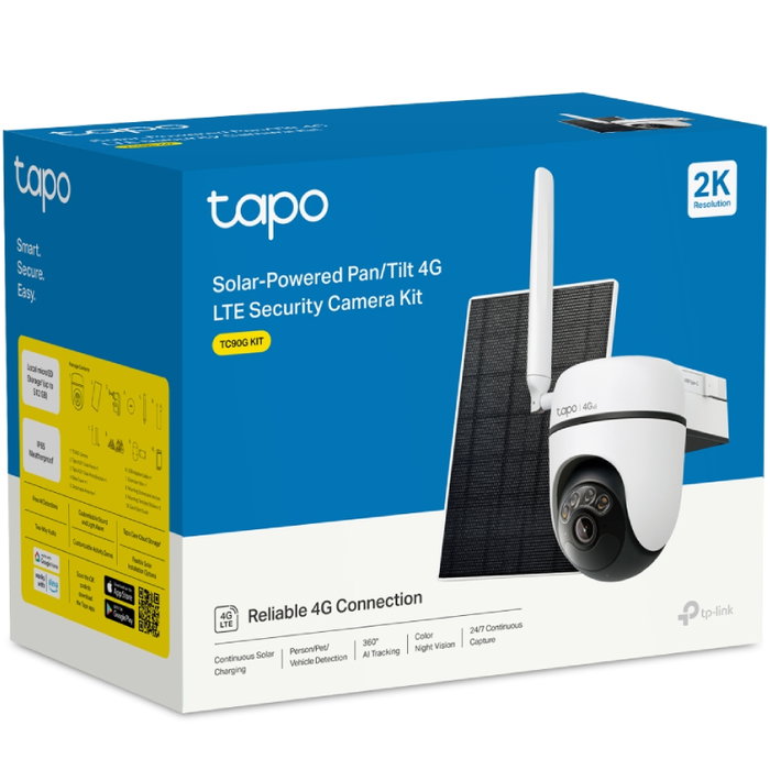 TP-Link TC90G KIT Cámara de Seguridad 4G LTE y Solar TP-Link TC90G KIT Cámara de Seguridad 4G LTE y Solar